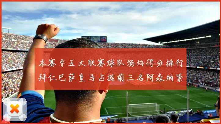 本赛季五大联赛球队场均得分排行拜仁巴萨皇马占据前三名阿森纳紧随其后位列第五